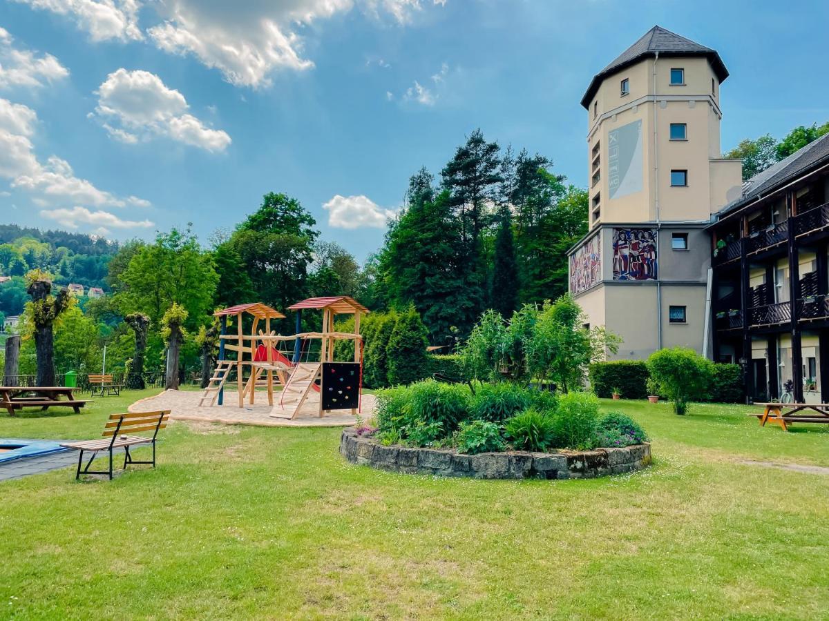 Aktiv-Hotel Stock & Stein Konigstein an der Elbe Εξωτερικό φωτογραφία